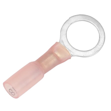 Pacer Group Pacer 22-18 AWG Heat Shrink Ring Terminal - 3/8in Stud Size - 100 Pack TE18-38R-100